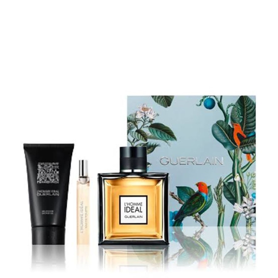 Set Caballero Ufemme | Set Guerlain L'Homme Ideal (Perfume 100 Ml +Mini 10 Ml + Gel De Ducha 75 Ml) Cab