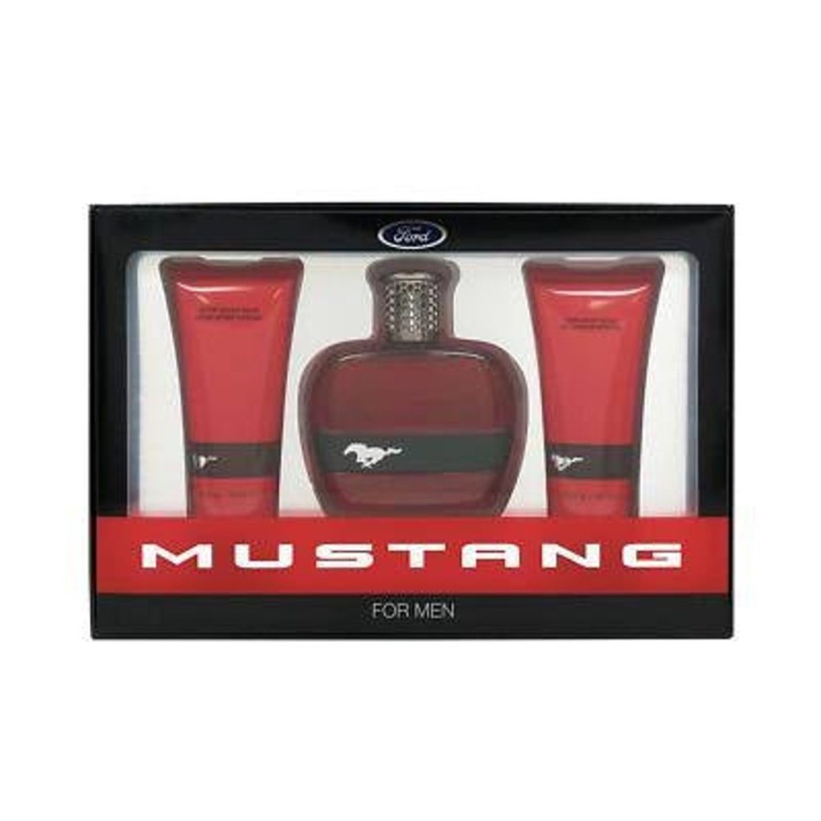 Set Caballero Ufemme | Set Ford Mustang Red (Perfume 100 Ml + After Shave 100 Ml + Gel Ducha 100 Ml) Cab