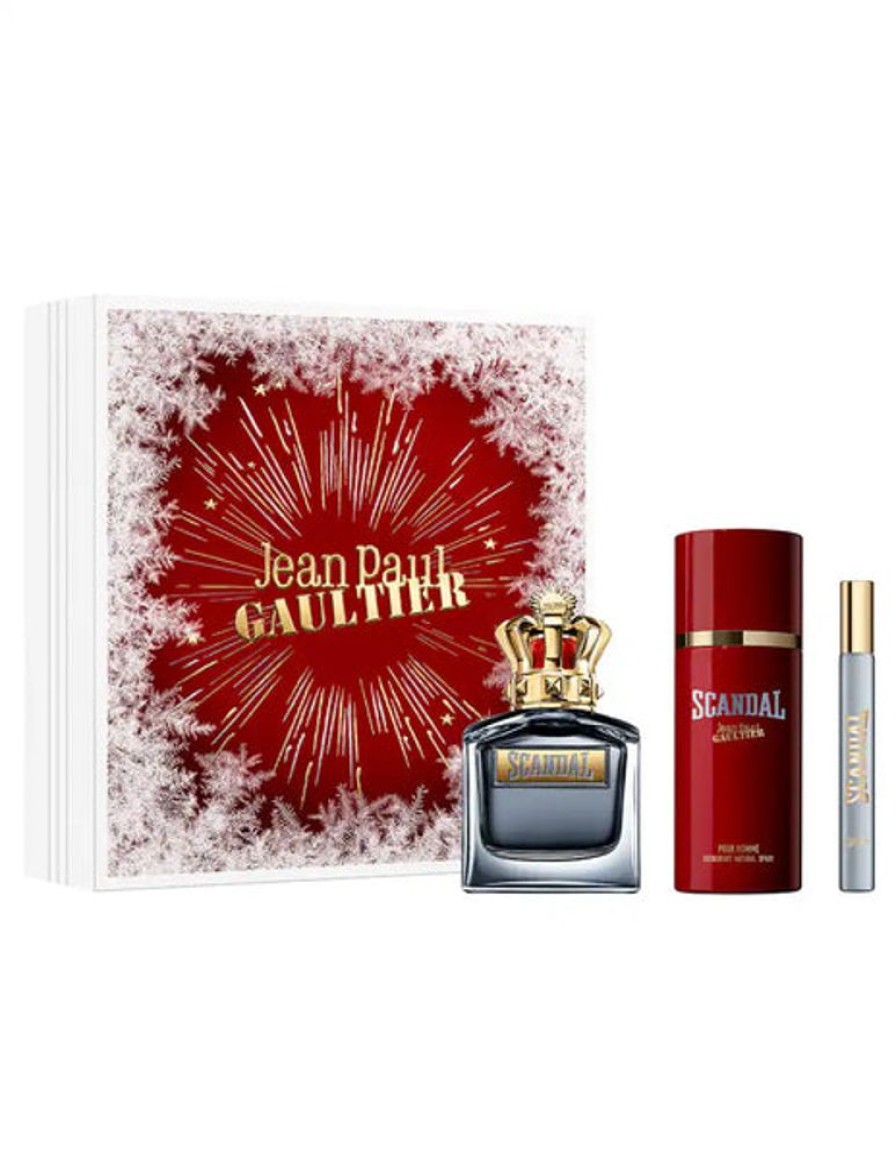 Set Caballero Ufemme | Set Jean Paul Gaultier Scandal Pour Homme (Perfume 100 Ml + Mini 10 Ml + Desodorante Spray 150 Ml) Cab