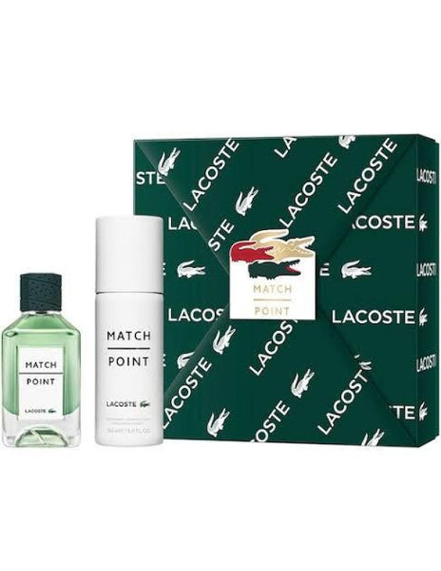 Set Caballero Ufemme | Set Lacoste Match Point (Perfume 100 Ml + Desodorante Spray 150 Ml) Cab