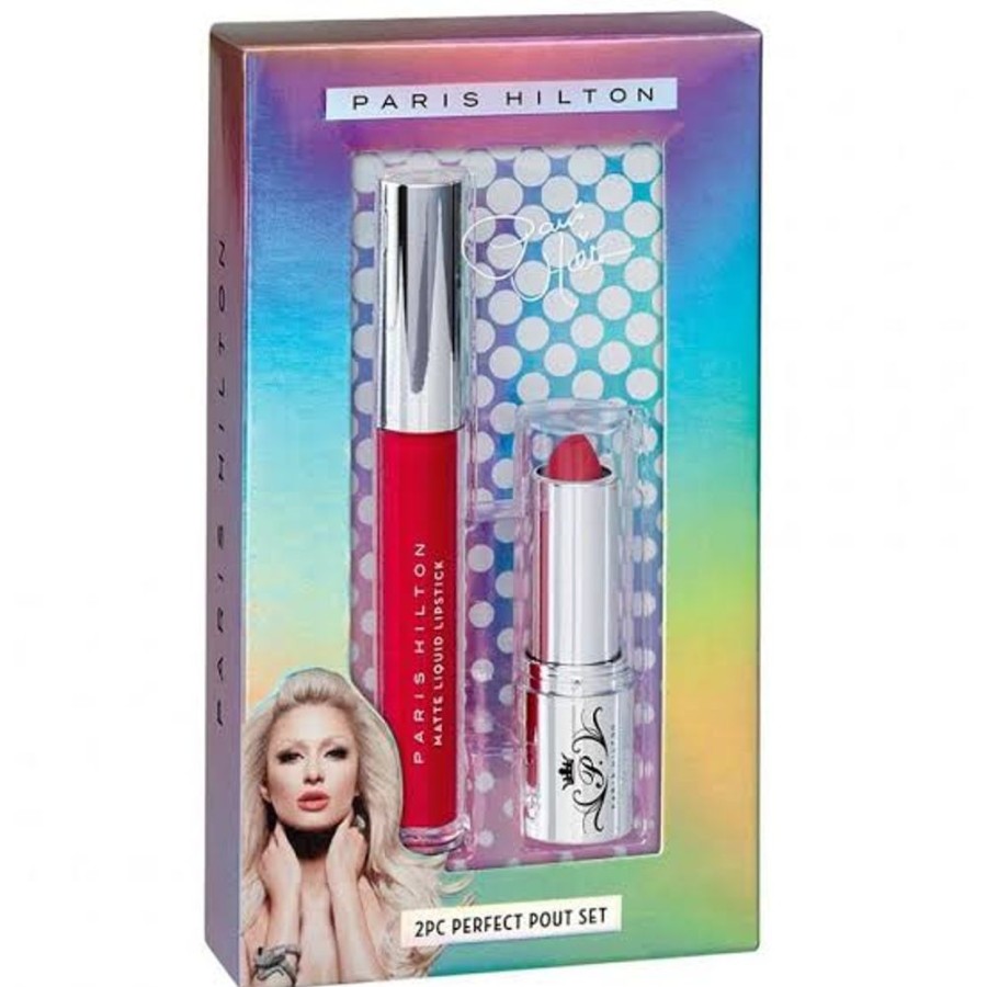 Set Dama Ufemme | Set Paris Hilton Perfect Pout (Labial Liquido 3 Ml + Lapiz Labial 3.5 Gr) Dama