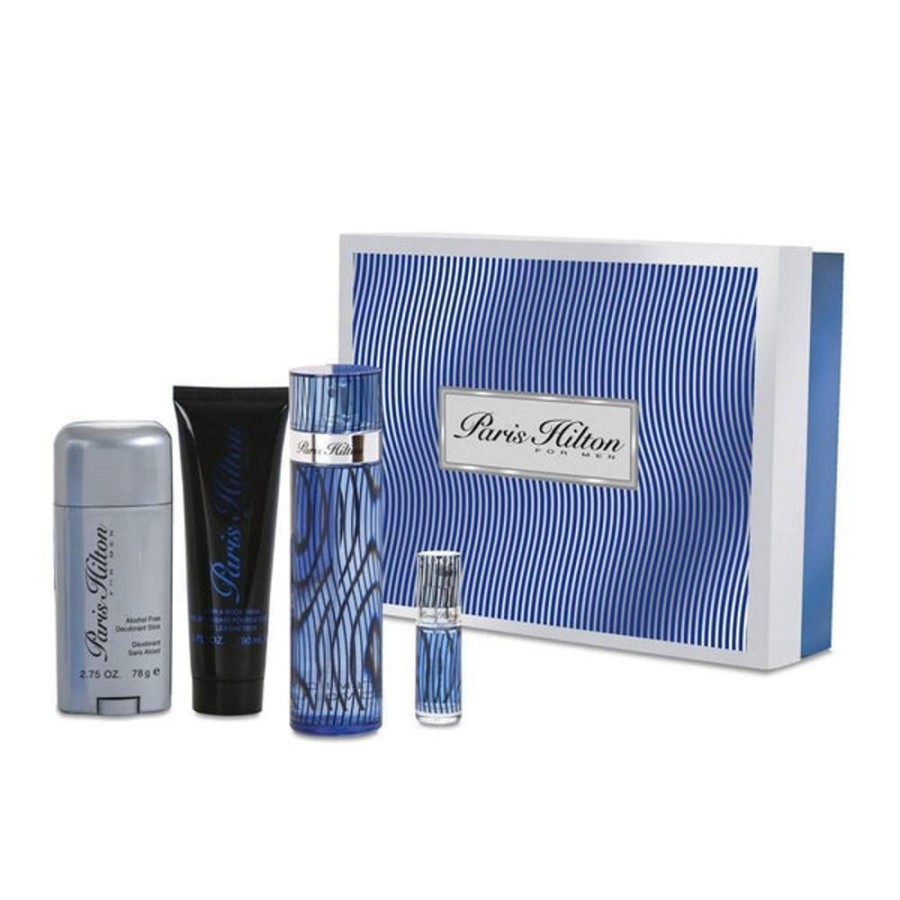 Set Caballero Ufemme | Set Paris Hilton For Men (Perfume 100Ml + Gel De Bano 90 Ml + Desodorante 78 Gr Mini 7.5 Ml) Cab