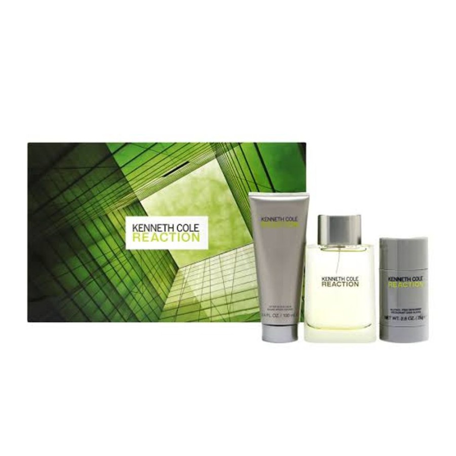 Set Caballero Ufemme | Set Kenneth Cole Reaction (Perfume 100 Ml + After Shave 100 Ml + Desodorante 75 Gr) Cab