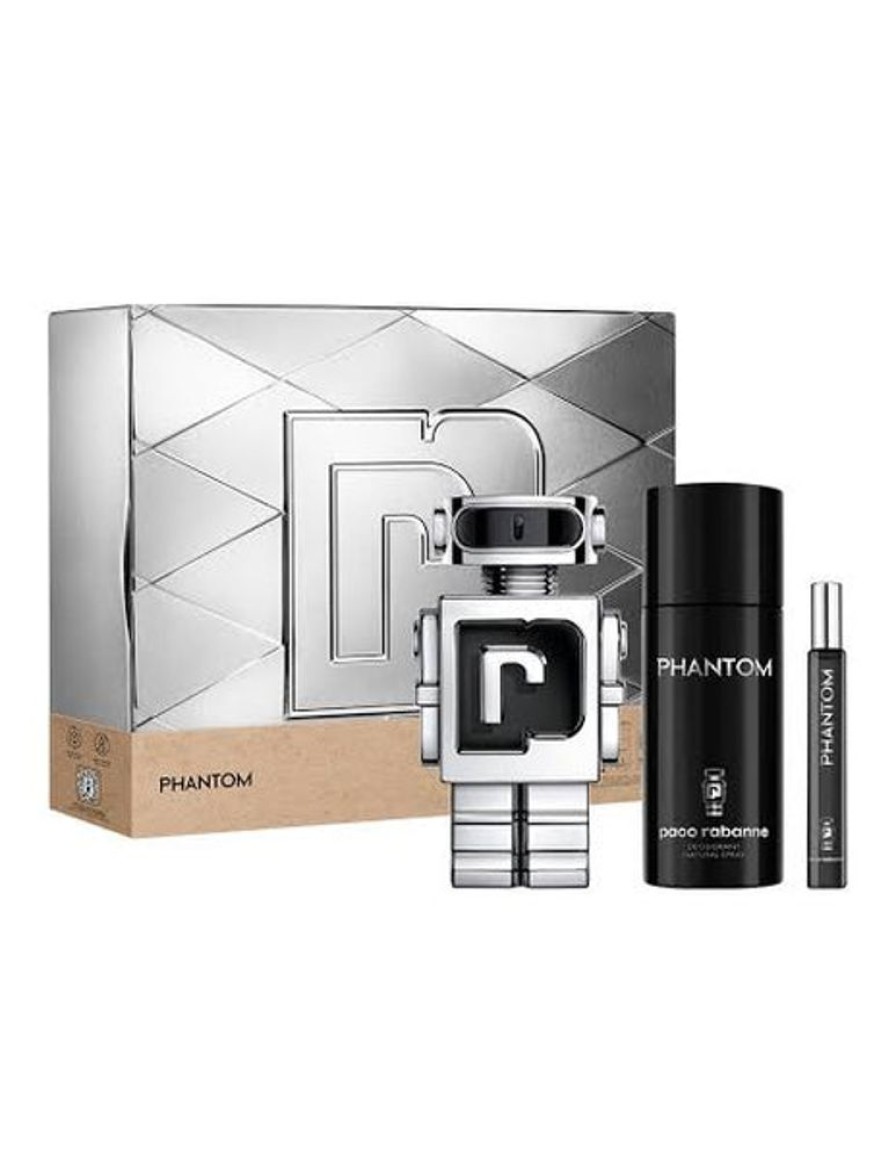 Set Caballero Ufemme | Set Paco Rabanne Phantom (Perfume 100 Ml + Mini 10 Ml + Desodorante Spray 150 Ml)Cab