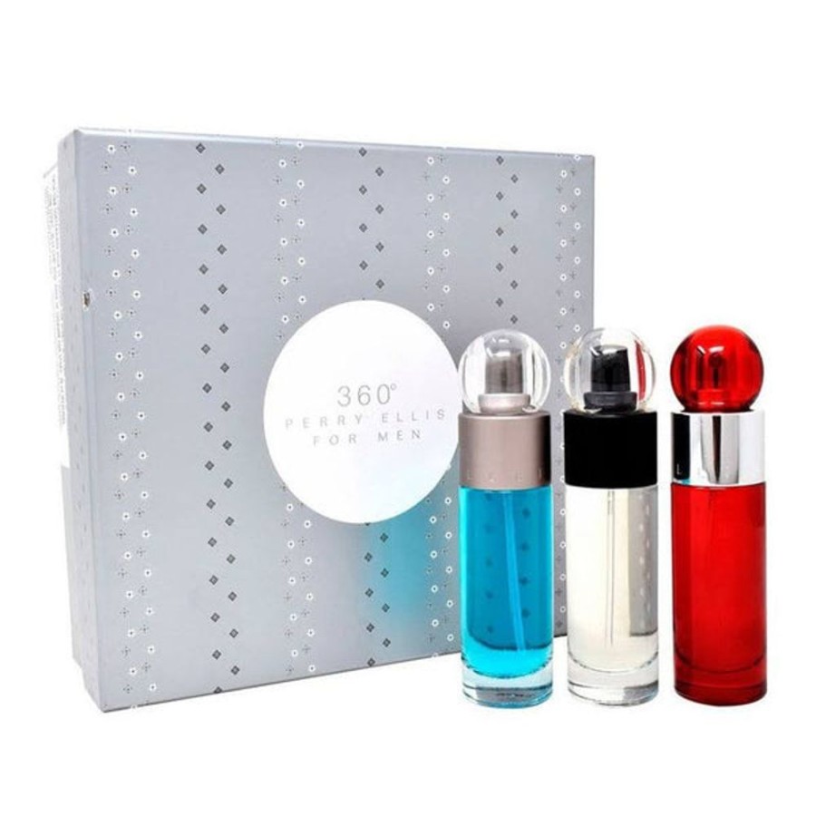 Set Caballero Ufemme | Set Perry Ellis Trio 360 (Perfume 30 Ml + Perfume 30 Ml + Perfume 30 Ml) Cab