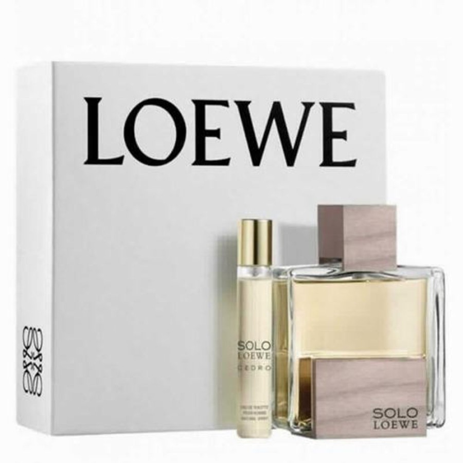 Set Caballero Ufemme | Set Loewe Solo Cedro (Perfume 100 Ml + Mini 15 Ml) Cab