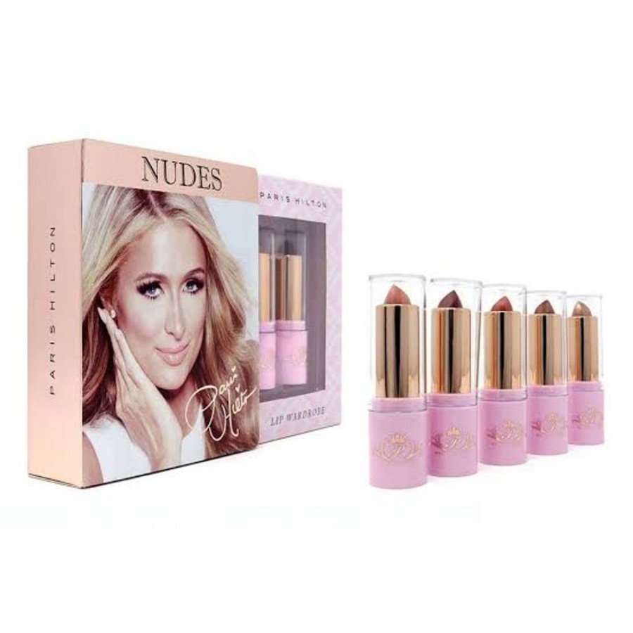 Set Dama Ufemme | Set Paris Hilton Nudes Lip Wardrobe (5 Labiales De 3.5 Gr C/U) Dama