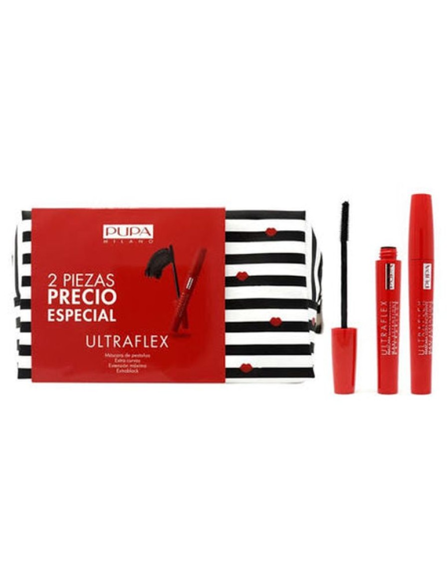 Set Dama Ufemme | Set Pupa Ultraflex (Mascara Pestanas Extra Curvas + Mascara Pestanas Extension Maxima + Cosmetiquera) Dama