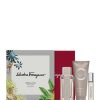 Set Caballero Ufemme | Set Salvatore Ferragamo Ferragamo Bright Leather (Perfume 100 Ml + Mini 10 Ml + Body Lotion 75 Ml) Cab