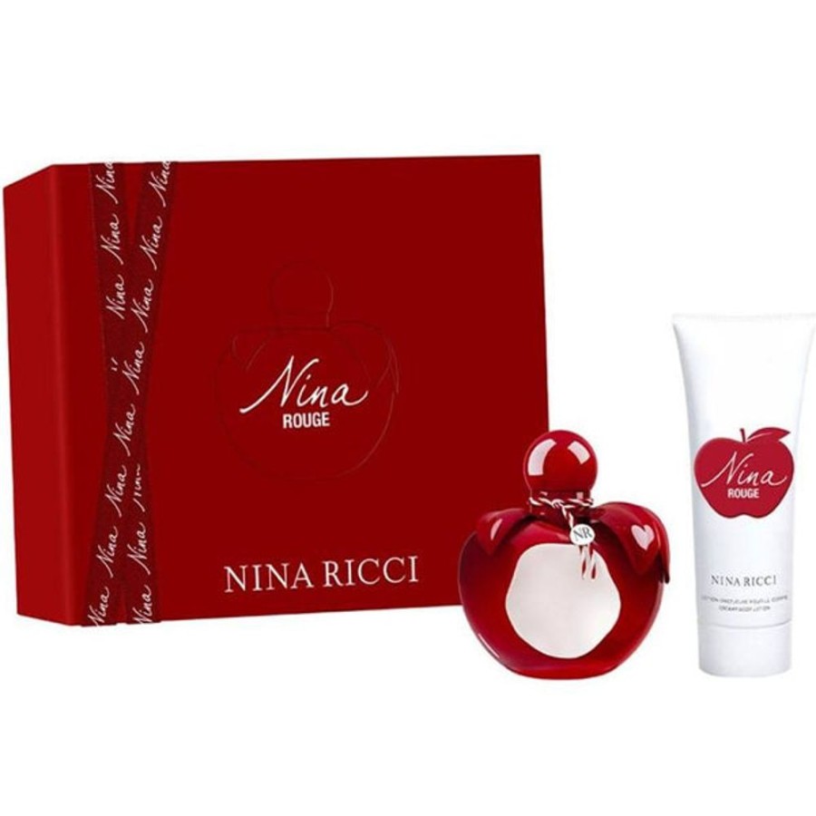 Set Dama Ufemme | Set Nina Ricci Nina Rouge (Perfume 80 Ml + Body Lotion 75 Ml) Dama