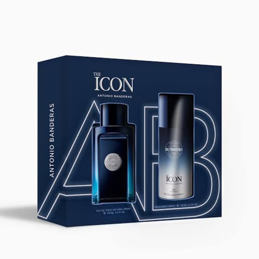 Set Caballero Ufemme | Set Antonio Banderas The Icon (Perfume 100 Ml + Body Spray 150 Ml) Cab