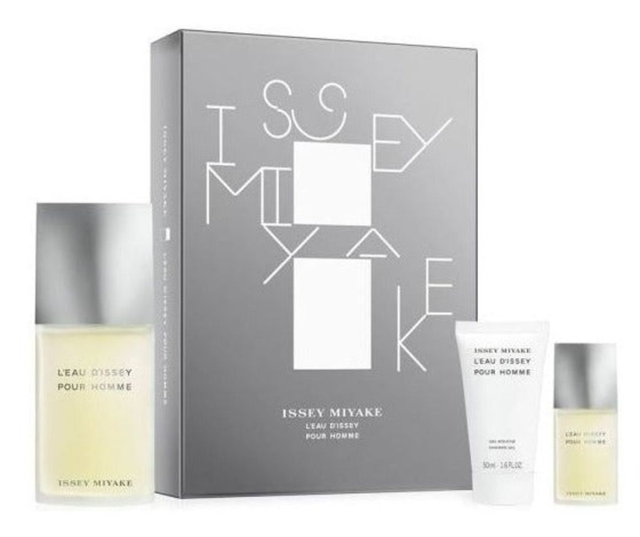 Set Caballero Ufemme | Set Issey Miyake L'Eau D'Issey Pour Homme (Perfume 125 Ml + Mini 15 Ml + Gel Ducha 50 Ml) Cab