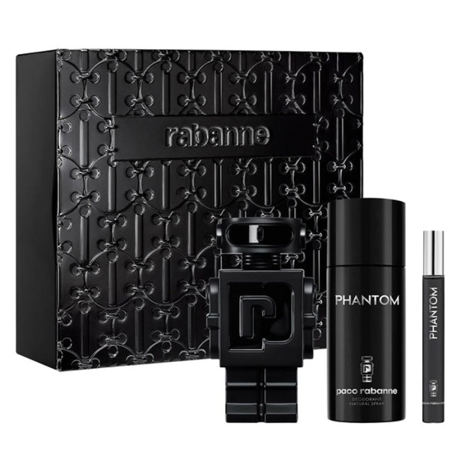 Set Caballero Ufemme | Set Paco Rabanne Phantom Parfum (Perfume 100 Ml + Body Spray 150 Ml + Mini 10 Ml) Cab