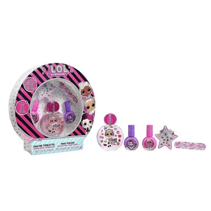 Perfumes Nina Ufemme | Set Nina L.O.L Surprise! (Perfume 50 Ml + 2 Esmaltes 10 Ml + Lima + Calcomanias) Nina